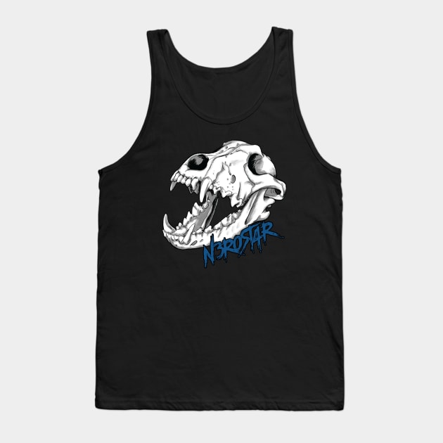 Wolf Skull Tank Top by N3ROST4R